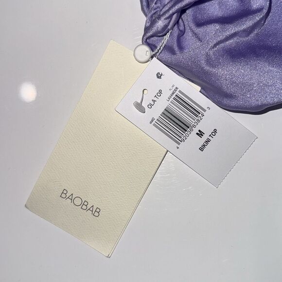 NWT Baobab Ola Bikini Top Lavender Medium - Picture 8 of 9
